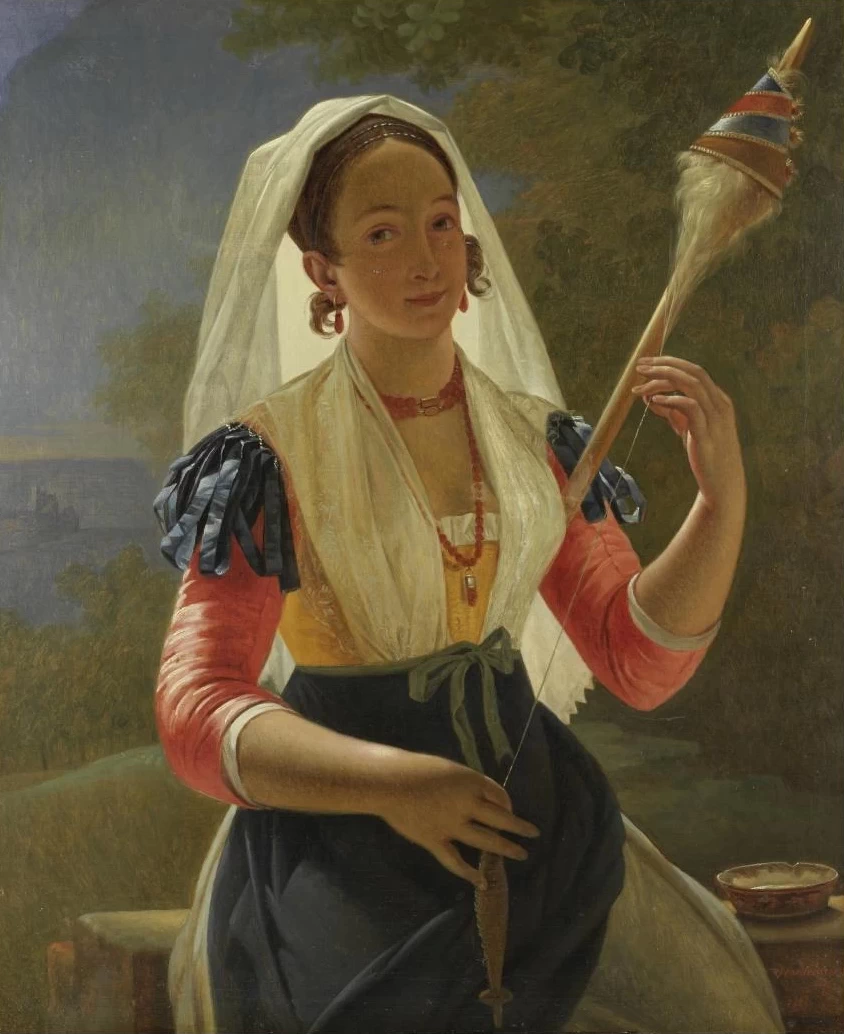 Pierre Van Hanselaere - La tessitrice